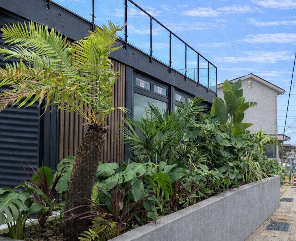 店舗 植栽